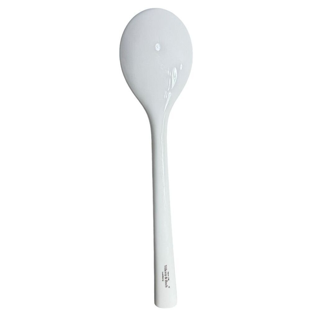 Villeroy & Boch Botanical White Salad‎ Serving Set 2 Pieces Fork & Spoon Floral - Picture 9 of 16